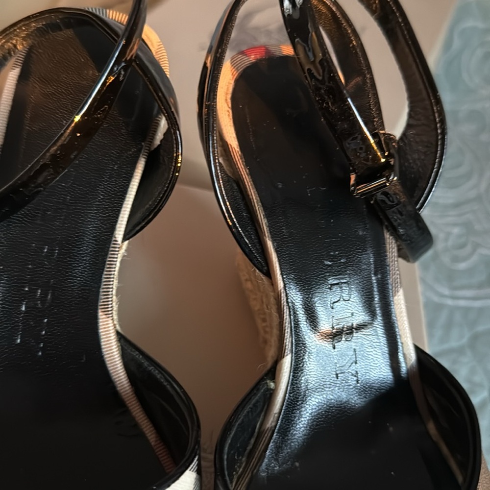 Burberry Black Criss Cross Espadrille - Picture 9 of 9